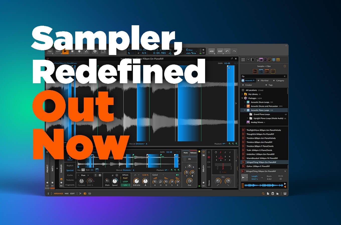 Bitwig Studio 6.1: The Ground-Up Sampler Redesign With Spectral & Granular Power