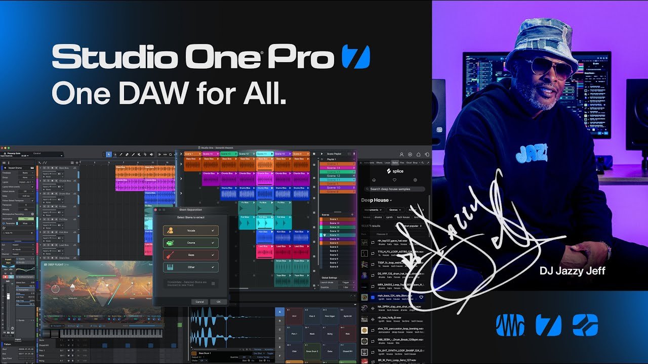 PreSonus Studio One 7: Deep Stem Separation, Global Loop Launcher & New Pricing