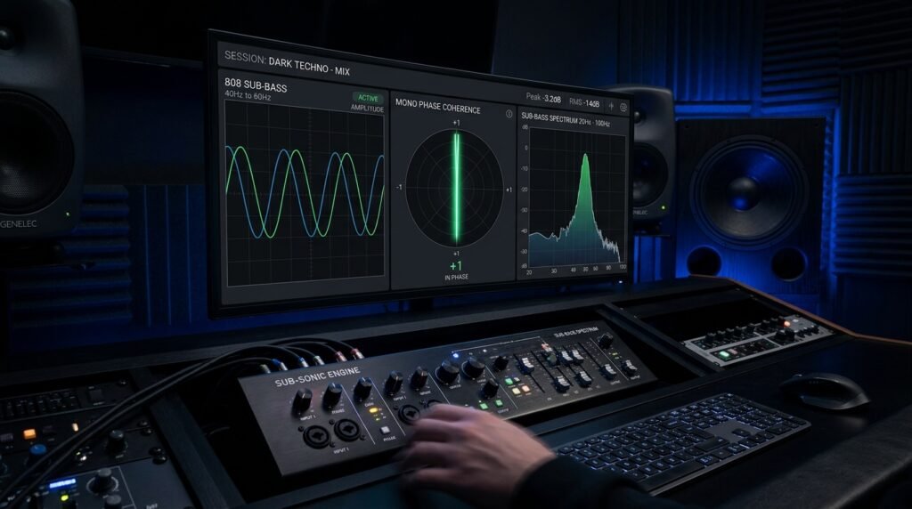 Sub-Bass Mixing Blueprint: Mono vs. Stereo, Phase Coherence & 808 Tuning Sub-Bass Mixing Blueprint: Mono vs. Stereo, Phase Coherence & 808 Tuning